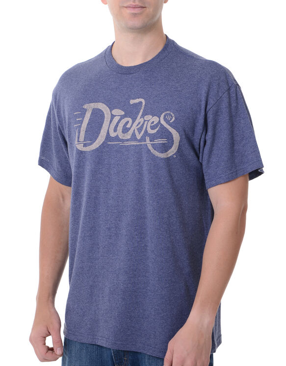 Dickies Bike Graphic Short Sleeve Tee - BLUE HEATHER (UH)
