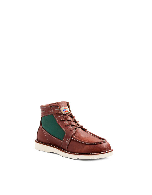 Men's Reed English Moc Toe Boots - BROWN (BR)