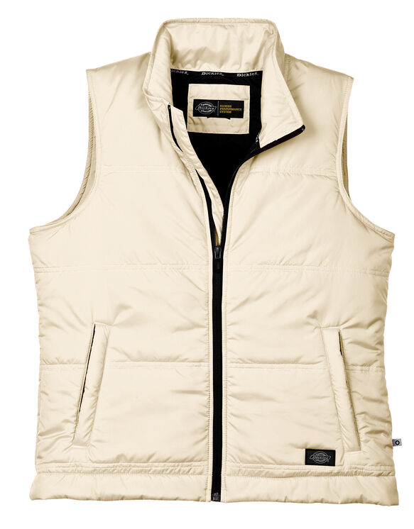 Women's Performance Quilted Vest - ANTIQUE WHITE (AW)