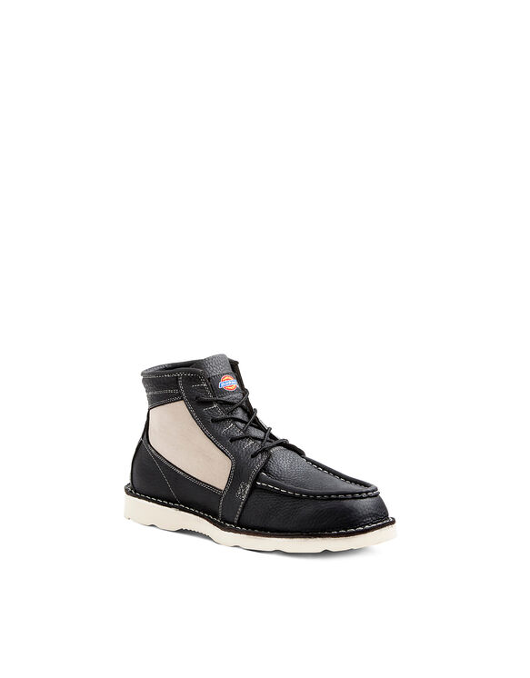 Men's Reed English Moc Toe Boots - BLACK (BLK)