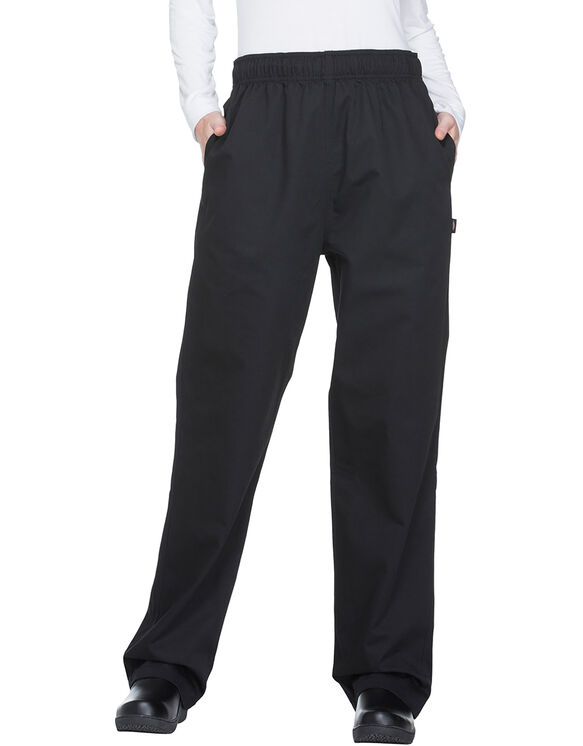 Unisex Traditional Baggy Chef Pant - BLACK (BLK)