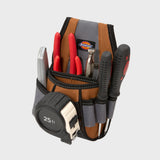 4-Pocket Rigid Tool Pouch with Tape Clip