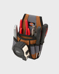 4-Pocket Rigid Tool Pouch with Tape Clip