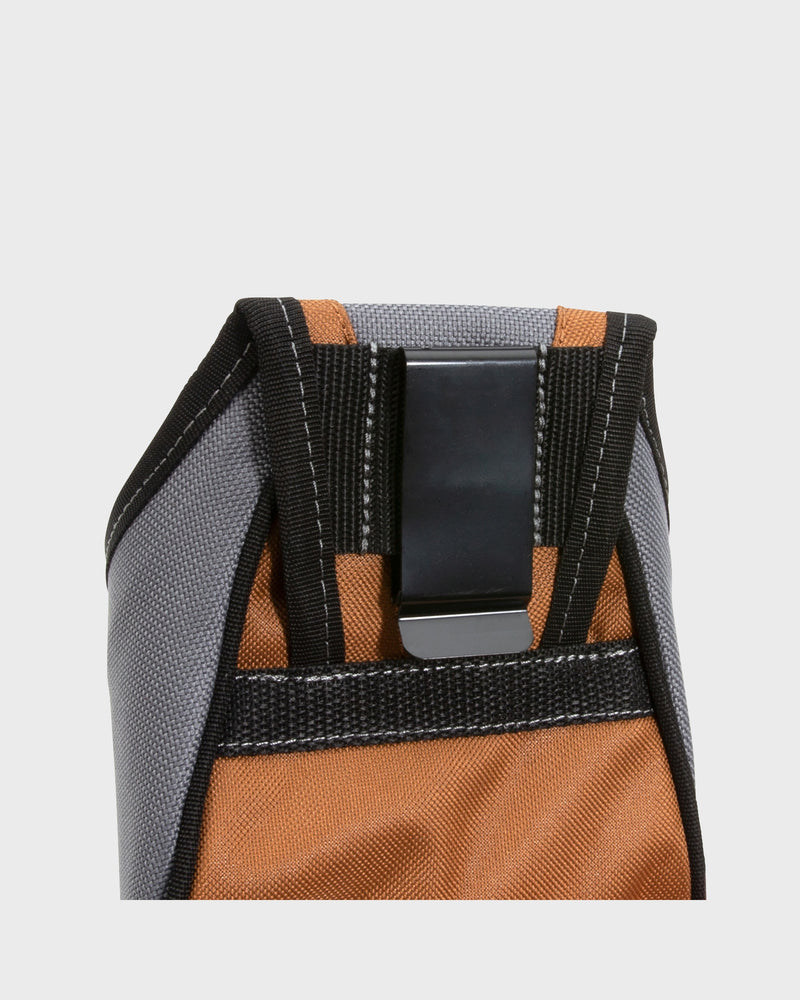 Rigid Nail / Screw Work Pouch with Tape Measure Clip