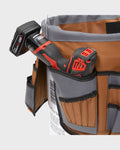 35 Pocket Bucket Organizer With Drill Holster