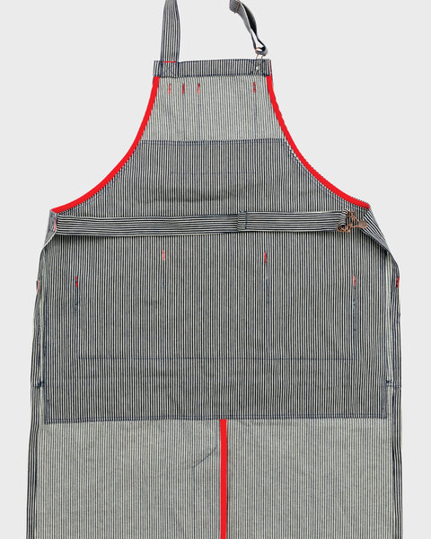 Hickory Stripe Canvas Apron