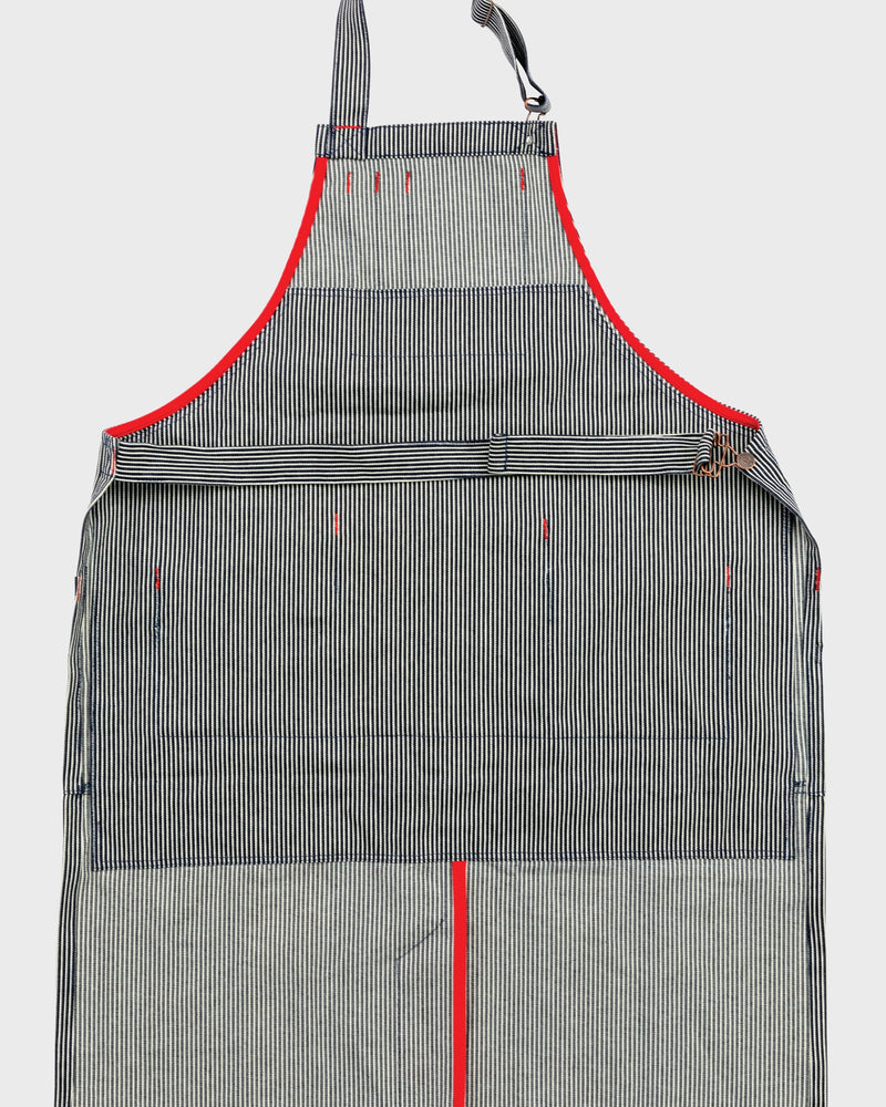 Hickory Stripe Canvas Apron