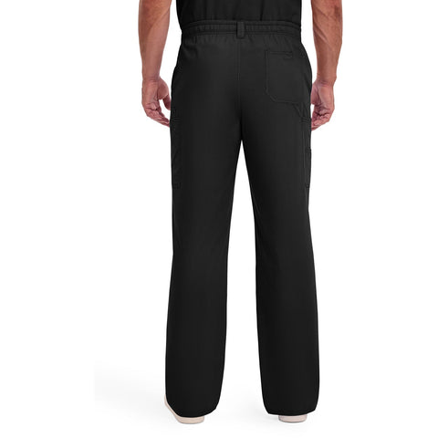 Men's EDS Signature Zip Fly Pull-On Scrub Pant - Black - 2