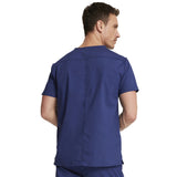 Men's EDS Signature V-Neck Scrub Top - Navy - 2