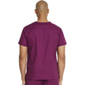 Men's EDS Signature V-Neck Scrub Top - Wine - 2