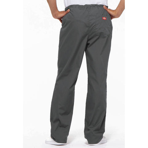 Unisex EDS Signature Drawstring Scrub Pant - Pewter - 2