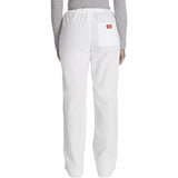 Unisex EDS Signature Drawstring Scrub Pant - White - 2