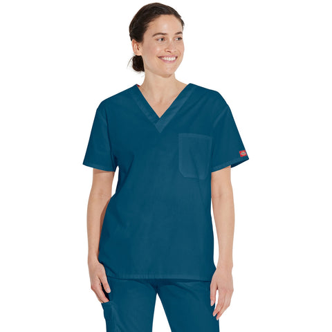DK EDS SIGNATURE Unisex Tuckable V-Neck Top