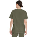 Unisex EDS Signature Tuckable V-Neck Scrub Top - Olive - 2