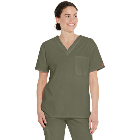 DK EDS SIGNATURE Unisex Tuckable V-Neck Top