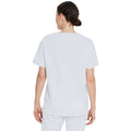Unisex EDS Signature Tuckable V-Neck Scrub Top - White - 2