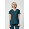 Women's EDS Signature V-Neck Scrub Top - Caribbean Blue - 1