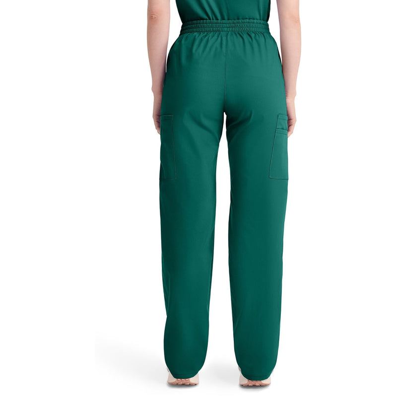 Women's EDS Signature Natural Rise Tapered Leg Pull-On Scrub Pant - Hunter Green - 2