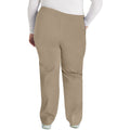 Women's EDS Signature Natural Rise Tapered Leg Pull-On Scrub Pant - Dark Khaki - 2