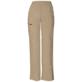 Women's EDS Signature Natural Rise Tapered Leg Pull-On Scrub Pant - Dark Khaki - 1