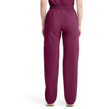 Women's EDS Signature Natural Rise Tapered Leg Pull-On Scrub Pant - Wine - 2