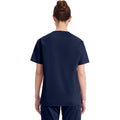 Women's EDS Signature V-Neck Scrub Top - Navy - 2