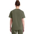 Women's EDS Signature V-Neck Scrub Top - Olive - 2