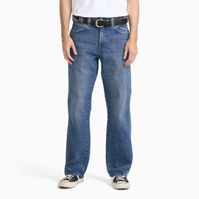 954 Relaxed Straight Work Jeans - MID BLUE FADE WASH (L89) / 30 / 30
