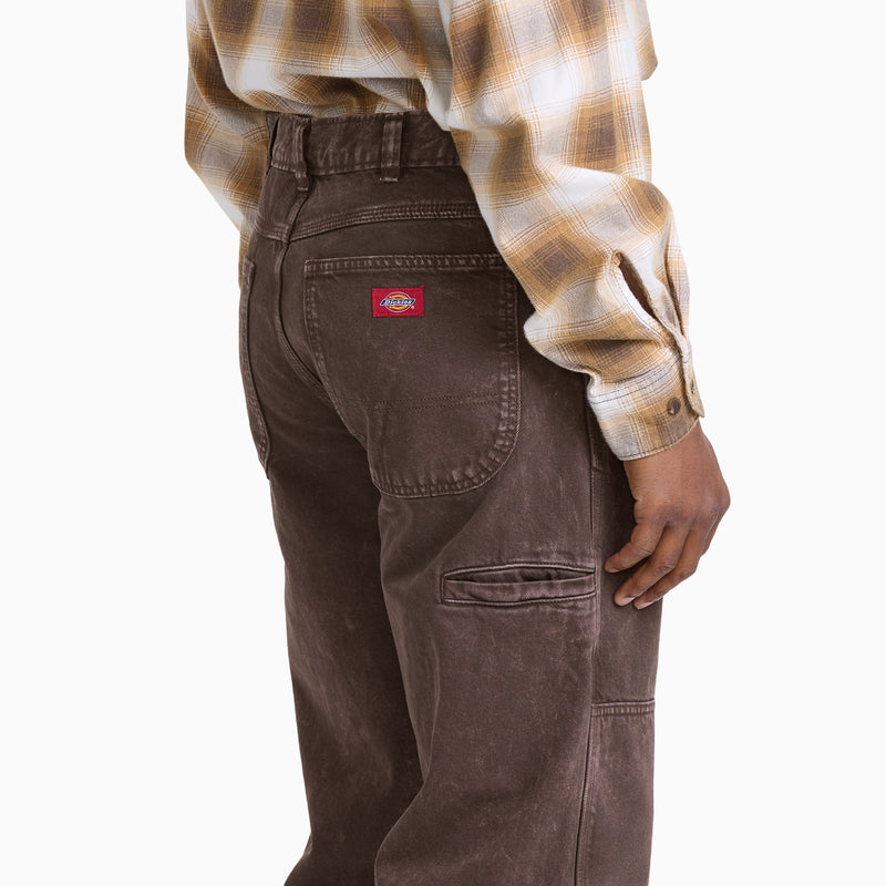Loose Straight Double Knee Jeans
