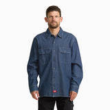 Relaxed Fit Denim Long Sleeve Shirt