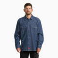 Relaxed Fit Denim Long Sleeve Shirt