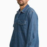 Relaxed Fit Denim Long Sleeve Shirt