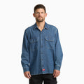 Relaxed Fit Denim Long Sleeve Shirt