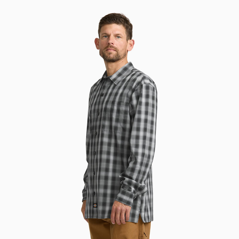 Long Sleeve Plaid Work Shirt