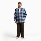 Insulated Plaid Shirt Jacket