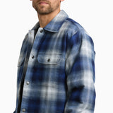 Insulated Plaid Shirt Jacket