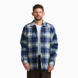 Insulated Plaid Shirt Jacket