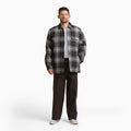 Insulated Plaid Shirt Jacket