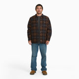 Insulated Plaid Shirt Jacket