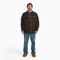 Insulated Plaid Shirt Jacket