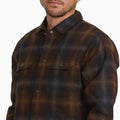 Insulated Plaid Shirt Jacket