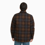 Insulated Plaid Shirt Jacket