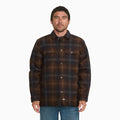 Insulated Plaid Shirt Jacket