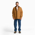 Insulated Duck Hooded  Shirt Jacket