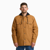 Insulated Duck Hooded  Shirt Jacket