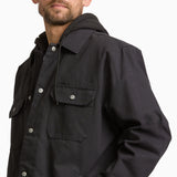 Insulated Duck Hooded  Shirt Jacket