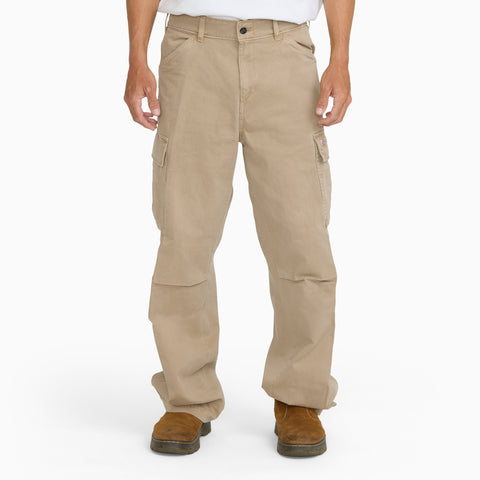 247 Loose Straight Garment Dyed Cargo Pants