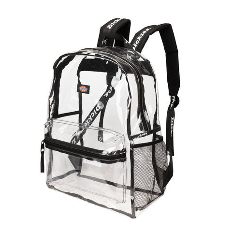 Dickies Clear Backpack - Clear w/Black
