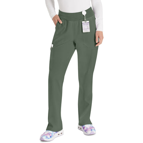 DK EDS ESSENTIALS Natural Rise Tapered Leg Pull-On Pant
