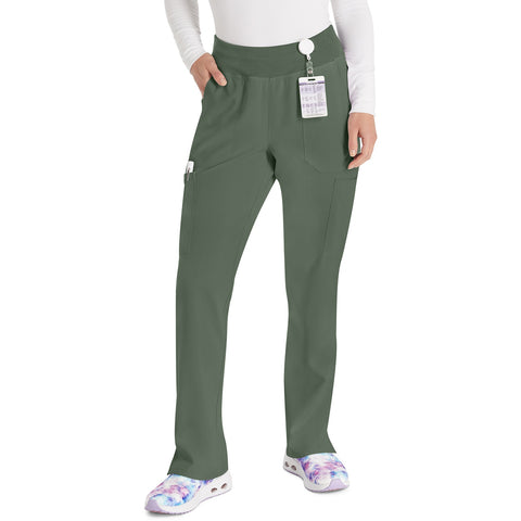 DK EDS ESSENTIALS Natural Rise Tapered Leg Pull-On Pant
